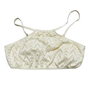 Gianni Bini Beige Halter Swim Top
